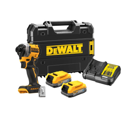 Аккумуляторный шуруповерт DEWALT DCF850E2T, 18 В, 206.2 Нм, 3800 уд/мин, с 2 АКБ 1.7 Ач и ЗУ, в кейсе TSTAK (DCF850E2T-QW)