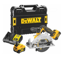 Аккумуляторная дисковая пила DEWALT DCS512P2, 12 В, 140 мм, 3600 об/мин, с 2 АКБ 5 Ач и ЗУ, в кейсе TSTAK (DCS512P2-QW)