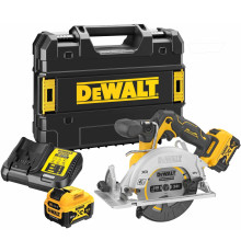 Аккумуляторная дисковая пила DEWALT DCS512P2, 12 В, 140 мм, 3600 об/мин, с 2 АКБ 5 Ач и ЗУ, в кейсе TSTAK (DCS512P2-QW)