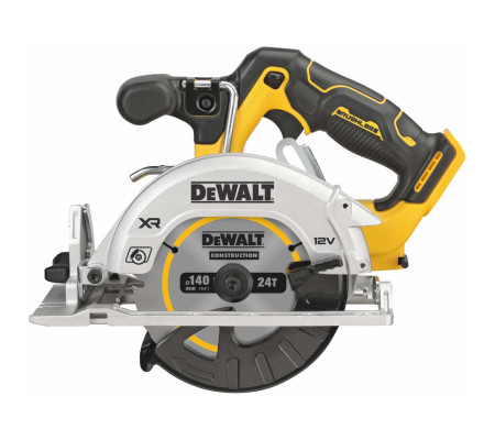 Аккумуляторная дисковая пила DEWALT DCS512P2, 12 В, 140 мм, 3600 об/мин, с 2 АКБ 5 Ач и ЗУ, в кейсе TSTAK (DCS512P2-QW)