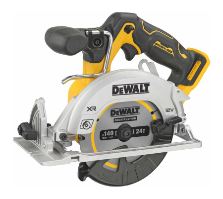 Аккумуляторная дисковая пила DEWALT DCS512P2, 12 В, 140 мм, 3600 об/мин, с 2 АКБ 5 Ач и ЗУ, в кейсе TSTAK (DCS512P2-QW)