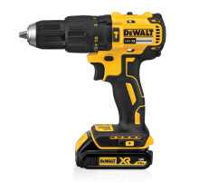 Ударная дрель-шуруповерт DEWALT DCD778D2T, 18 В, 1750 об/мин, 29750 уд/мин, с 2 АКБ 2 Ач и ЗУ, в кейсе TSTAK (DCD778D2T-QW)