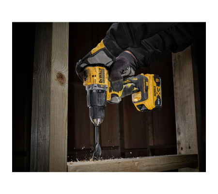 Ударная дрель-шуруповерт DEWALT DCD100YP2T, 18 В, 1650 об/мин, 28050 уд/мин, с 2 АКБ 5 Ач и ЗУ, в кейсе TSTAK (DCD100YP2T-QW)