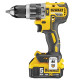 Ударная дрель-шуруповерт DEWALT DCD796P2, 18 В, 2000 об/мин, 34000 уд/мин, с 2 АКБ 5 Ач и ЗУ, в кейсе (DCD796P2-QW)