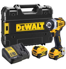 Аккумуляторный гайковерт DEWALT DCF901P2, 12 В, 340 Нм, 3250 уд/мин, с 2 АКБ 5 Ач и ЗУ, в кейсе TSTAK (DCF901P2-QW)
