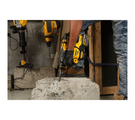 Аккумуляторный перфоратор DEWALT DCH333X2, 54 В, 3.5 Дж, 4480 уд/мин, с 2 АКБ 3 Ач и ЗУ, в кейсе TSTAK (DCH333X2-QW)