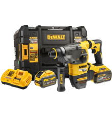 Аккумуляторный перфоратор DEWALT DCH333X2, 54 В, 3.5 Дж, 4480 уд/мин, с 2 АКБ 3 Ач и ЗУ, в кейсе TSTAK (DCH333X2-QW)