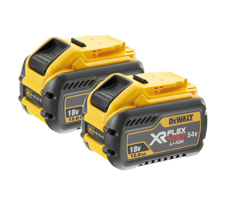 Набор DEWALT DCB118Y2: 2 АКБ DCB548, Li-Ion, 18/54 В, 12/4 Ач и быстрое зарядное устройство DCB118, 18/54 В, 8 А (DCB118Y2-QW)