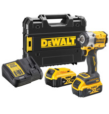 Аккумуляторный гайковерт DEWALT DCF921P2T, 18 В, 610 Нм, 3550 уд/мин, с 2 АКБ 5 Ач и ЗУ, в кейсе (DCF921P2T-QW)