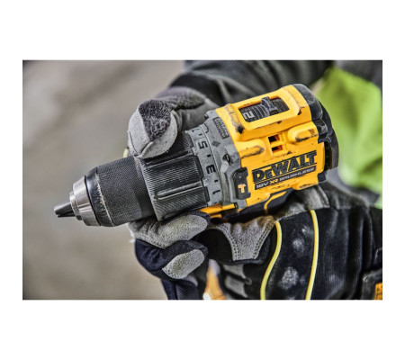 Ударная дрель-шуруповерт DEWALT DCD805E2T, 18 В, 2000 об/мин, 34000 уд/мин, с 2 АКБ 1.7 Ач и ЗУ, в кейсе TSTAK (DCD805E2T-QW)