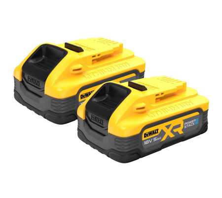 Аккумуляторный набор DEWALT DCK2050H2T, 18 В: ударная дрель-шуруповерт DCD805 + шуруповерт DCF850, с 2 АКБ 5 Ач и ЗУ, в кейсе TSTAK