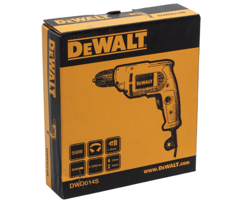 Дрель DEWALT DWD014S, 550 Вт, 2800 об/мин (DWD014S-QS)
