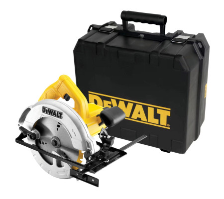 Дисковая пила DEWALT DWE560K, 1350 Вт, 184 мм, 5500 об/мин, в кейсе (DWE560K-QS)