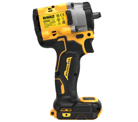 Аккумуляторный гайковерт DEWALT DCF923N, 18 В, 610 Нм, 3550 уд/мин, без АКБ и ЗУ (DCF923N-XJ)